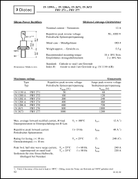 RBY271 datasheet: Silicon power rectifier RBY271