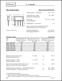 B125C3200-2200 datasheet: Silicon bridge rectifier B125C3200-2200