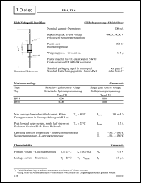 BV4 datasheet: High voltage Si rectifier BV4