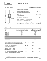 BY500-800 datasheet: Fast silicon rectifier BY500-800