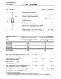 BY550-800 datasheet: Silicon rectifier BY550-800