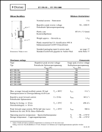 BY550-600 datasheet: Silicon rectifier BY550-600