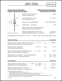 P4KE33A datasheet: Transient voltage suppressor diode P4KE33A