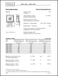 KBPC2504I datasheet: Silicon bridge rectifier KBPC2504I