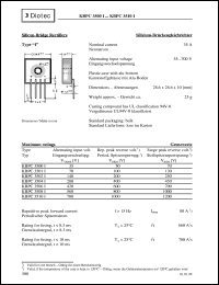 KBPC3504I datasheet: Silicon bridge rectifier KBPC3504I