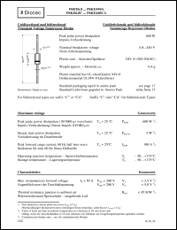 P6KE6.8A datasheet: Transient voltage suppressor diode P6KE6.8A