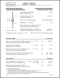 P6KE47A datasheet: Transient voltage suppressor diode P6KE47A