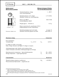 SMZ4.3 datasheet: Surface mount Silicon power Z-diode SMZ4.3