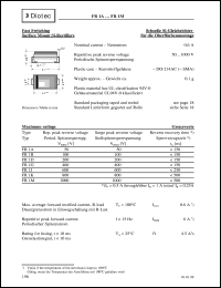 FR1J datasheet: Fast switching surface mount Si rectifier FR1J