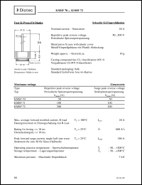 KMSF71 datasheet: Fast Si press fit diode KMSF71