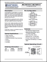 MIC706RN datasheet: MIC708R/S/T µP Supervisory Circuits MIC706RN