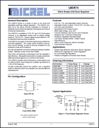 LM2574BN datasheet: 52kHz Simple 0.5A Buck Regulator LM2574BN