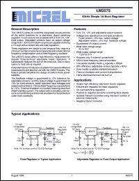 LM2575-5.0BN datasheet: 52kHz Simple 1A Buck Regulator LM2575-5.0BN