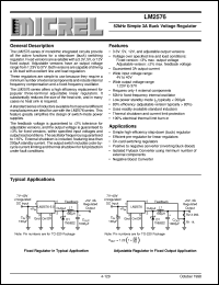 LM2576BT datasheet: 52kHz Simple 3A Buck Regulator LM2576BT