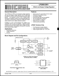 LP2951-02BN datasheet: 100mA Low-Dropout Voltage Regulator LP2951-02BN