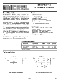 MIC29710-5.0BT datasheet: 7.5A Fast-Response LDO Regulator MIC29710-5.0BT