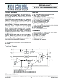 MIC38C42BN datasheet: BiCMOS Current-Mode PWM Controller MIC38C42BN