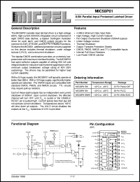 MIC58P01BV datasheet: 8-Bit Parallel-Input Protected Latched Driver MIC58P01BV