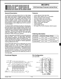 MIC58P42BWM datasheet: 8-Bit Serial-Input Protected Latched Driver MIC58P42BWM