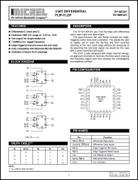 SY10E431 datasheet: 3-BIT DIFFERENTIAL FLIP-FLOP SY10E431
