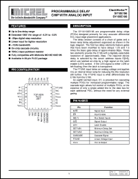 SY100E196 datasheet: PROGRAMMABLE DELAY CHIP WITH ANALOG INPUT SY100E196