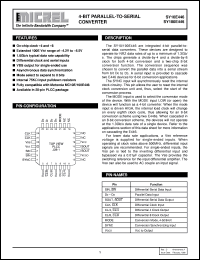 SY100E446 datasheet: 4-bit Parallel-to-Serial Converter SY100E446