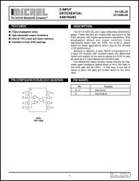 SY100EL05 datasheet: 2-Input Differential AND/NAND SY100EL05