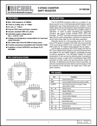 SY100S336 datasheet: 4-STAGE COUNTER/SHIFT REGISTER SY100S336