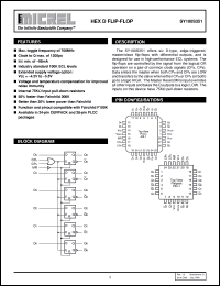 SY100S351 datasheet: HEX D FLIP-FLOP SY100S351