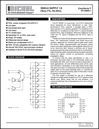 SY100S811 datasheet: SINGLE SUPPLY 1:9 PECL/TTL-TO-PECL SY100S811