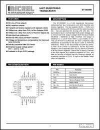 SY100S891 datasheet: 5-BIT REGISTERED TRANSCEIVER SY100S891