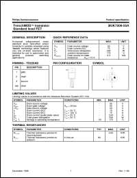 BUK7506-55A datasheet: TrenchMOS transistor Standard level FET BUK7506-55A