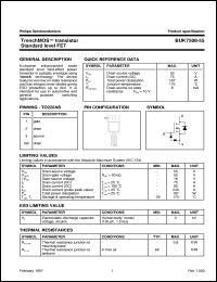 BUK7508-55A datasheet: TrenchMOS transistor Standard level FET BUK7508-55A