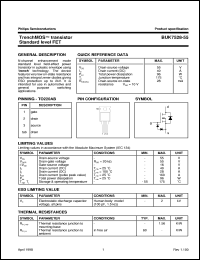 BUK7528-55 datasheet: TrenchMOS transistor Standard level FET BUK7528-55