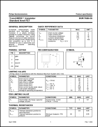 BUK7608-55A datasheet: TrenchMOS transistor Standard level FET BUK7608-55A
