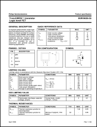BUK9628-55 datasheet: TrenchMOS transistor Logic level FET BUK9628-55