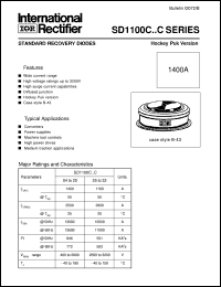 SD110OC30C datasheet: Standard recovery diode SD110OC30C