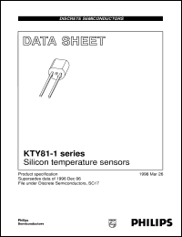 KTY81/152 datasheet: Silicon temperature sensors KTY81/152