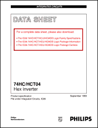 74HC04PW datasheet: Hex inverter 74HC04PW