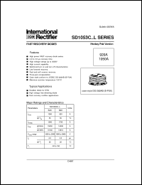 SD1053C18S30L datasheet: Fast recovery diode SD1053C18S30L