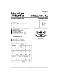 SD823C12S30C datasheet: Fast recovery diode SD823C12S30C