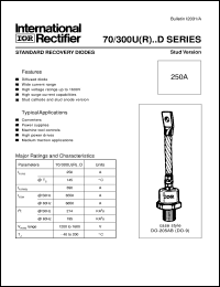 300UF120AYPD datasheet: Standard recovery diode 300UF120AYPD