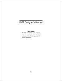 IRGBC20S datasheet: Insulated gate bipolar transistor IRGBC20S