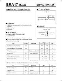 ERA17 datasheet: General use rectifier diode ERA17