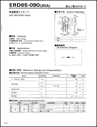 ERD65-090 datasheet: Fast recovery diode ERD65-090