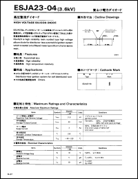 ESJA23-04 datasheet: High voltage silicon diode ESJA23-04