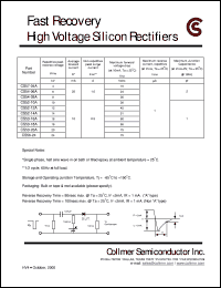CS52-12A datasheet: High voltage silicon rectifiers CS52-12A