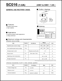 S3D datasheet: 3AMP surfase mount glass passivated silicon rectifier S3D