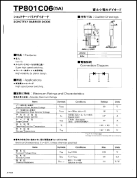 TP801C06 datasheet: Schottky barrier diode TP801C06