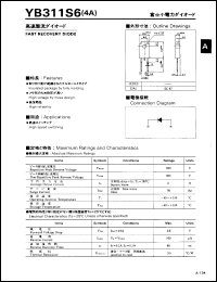 YB311S6 datasheet: Fast recovery diode YB311S6